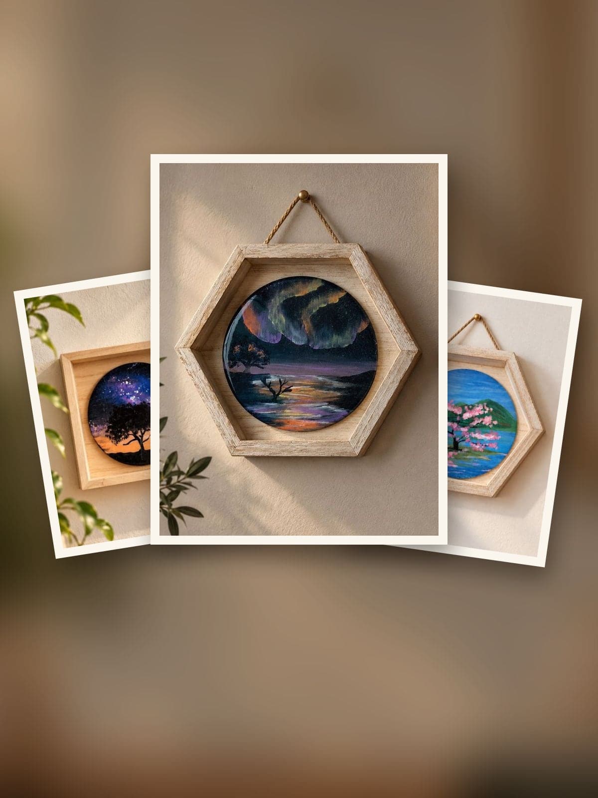Nature & Sky collection: hand-painted pieces by Yana Krukovets